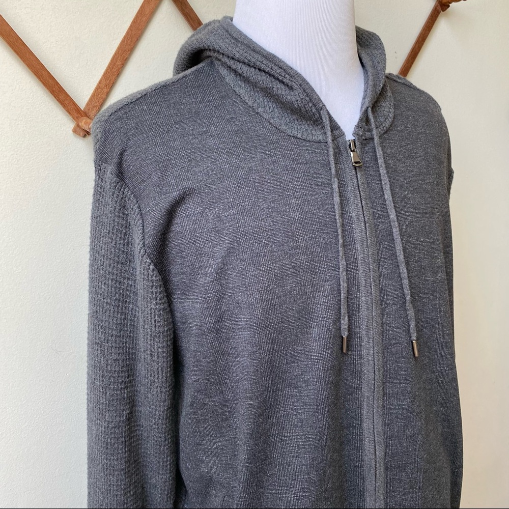NWT Zachary Prell Cotton Cashmere Zip Hoodie - Picture 9 of 16